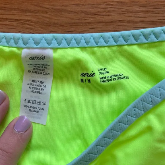 aerie Neon Cheeky Bikini Bottom - Picture 2 of 2